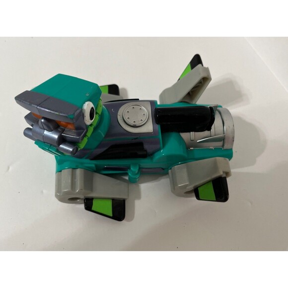 Rescue Heroes Diver Robot Goggles Green Walking Figure Fisher Price 2004 WORKS - Picture 2 of 4